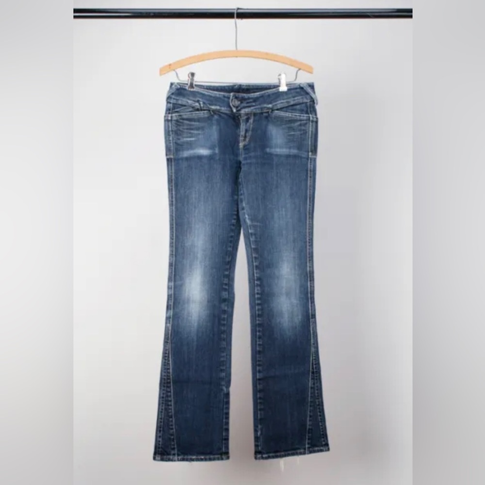 Seal Kay - Low Rise Straight Leg, Boot Cut Denim Jeans - 27 / Made in Italy